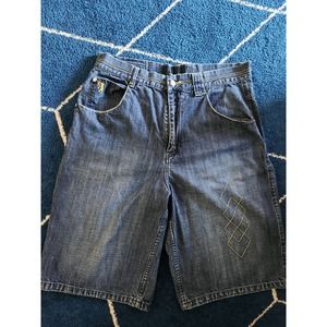 Y2k Phat Farm Men Jean Logo Shorts 38